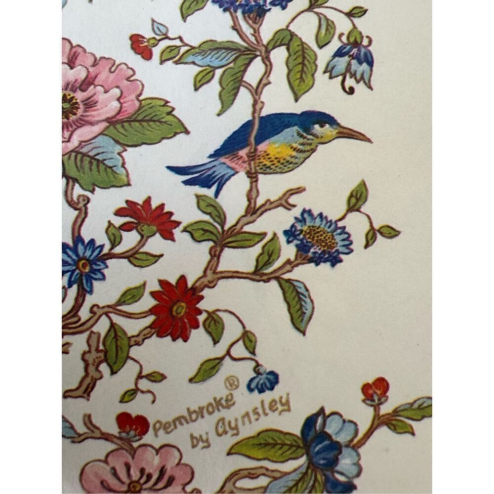 Pembroke by Aynsley gift wrap paper bird floral vintage countryside wrapping eph